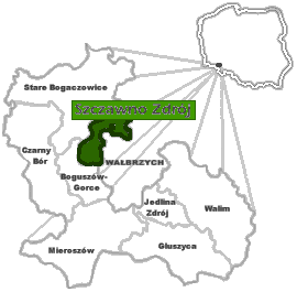 Szczawno-Zdrj - Mapa dojazdowa